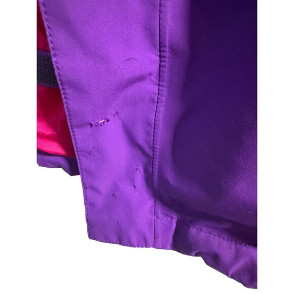The North Face Girls L/G (14/16) Purple & Pink Waterproof Jacket With BROKEN Zip - Picture 11 of 12
